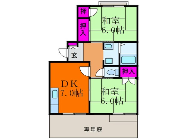 ガーデンハウスの物件間取画像